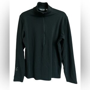 Ibex Men’s Rambouillet Wool 1/4 Zip Sweater USA Made Merino Large